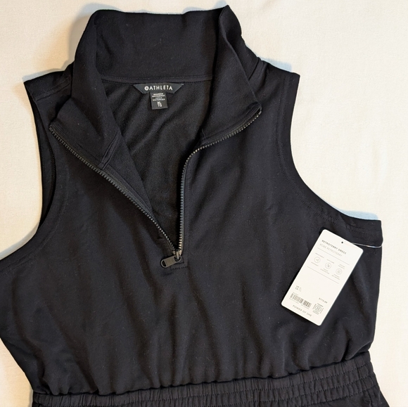 Athleta Black Sleeveless Sheath Dress NWT - Picture 11 of 12